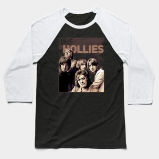 The Hollies // Band// Brown Vintage Baseball T-Shirt